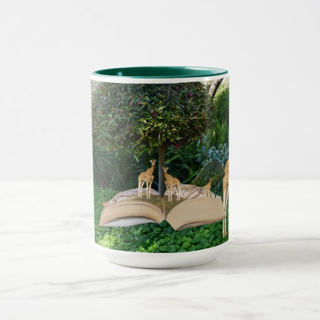 Giraffes, Storybook, Coffee Mug (Center)