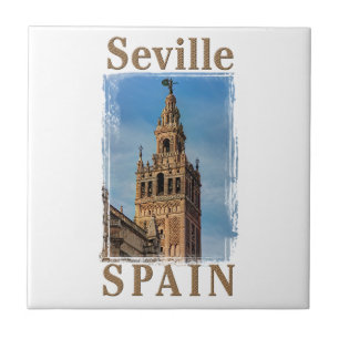 Giralda Bell Tower, Seville, Spain Tile
