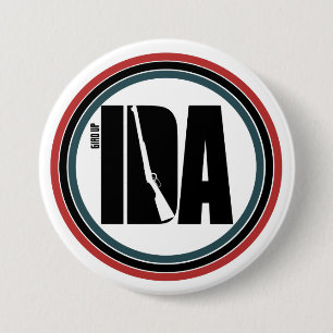 Gird Up Defence   IDA 3 Inch Round Button