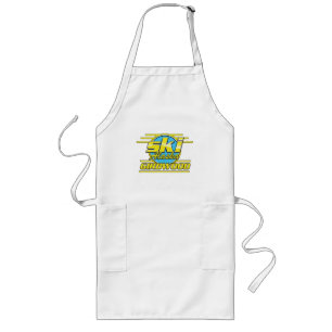 Girdwood Alaska 80s ski logo Long Apron