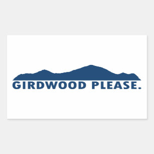 Girdwood Alaska Please Sticker