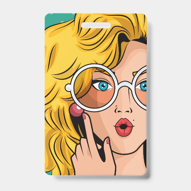 Girl #1 badge (Front)