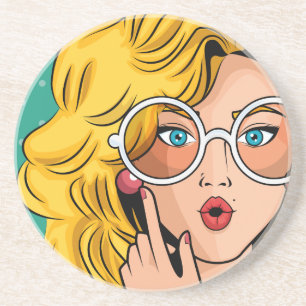 Girl #1 coaster