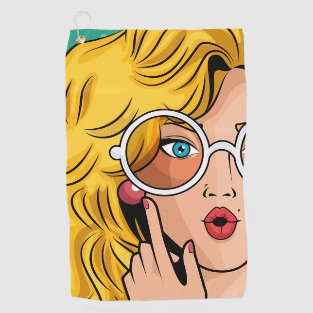 Girl #1 golf towel (Front)