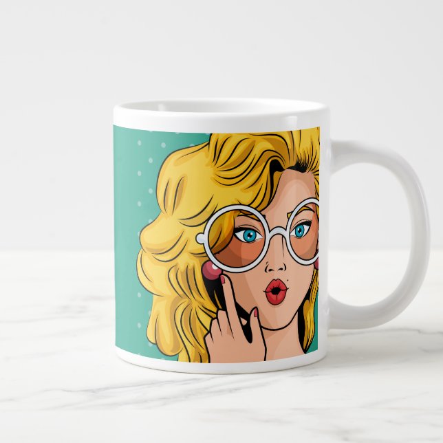 Girl #1 large coffee mug (Right)