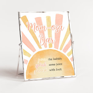 Girl A Little Ray of Sunshine Mom Osa Bar Poster