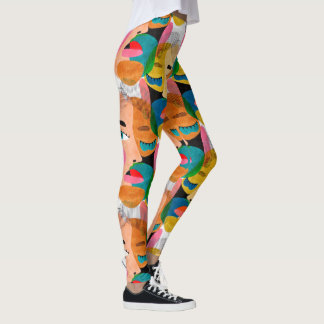 Girl abstract art leggings