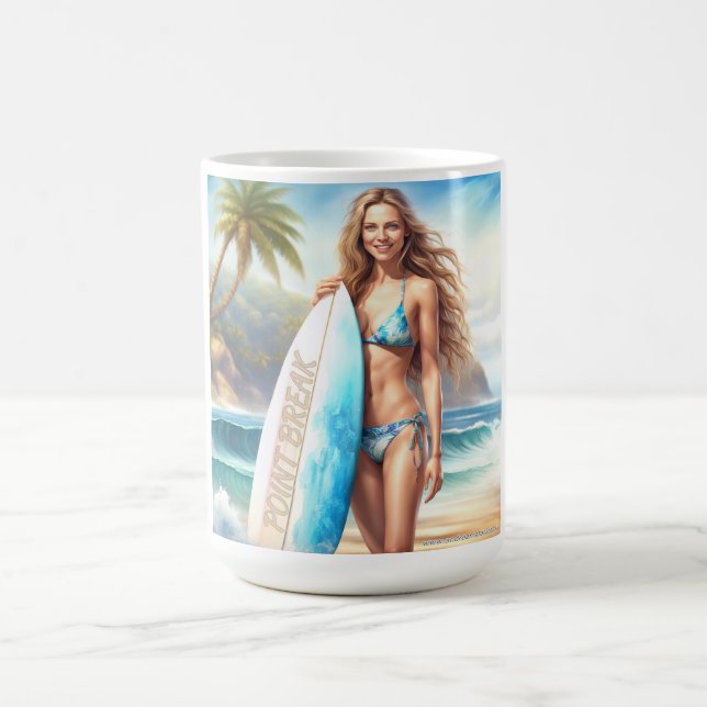 Girl Action Point Break Coffee Mug (Center)