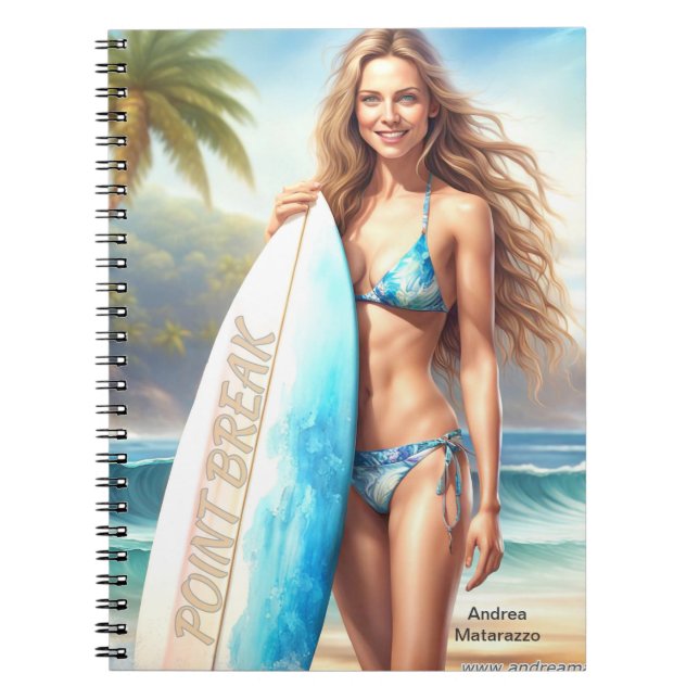 Girl Action Point Break Notebook (Front)