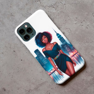 Girl African stylish Afro hair fashion business
