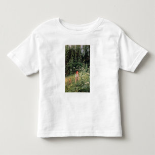 Girl among the wild flowers, 1880 toddler t-shirt