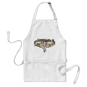 Girl and Boy Reading Standard Apron