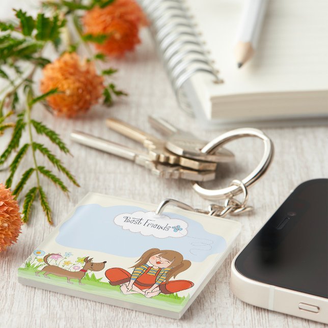 Girl And Dog Best Friends (Créateur téléchargé)