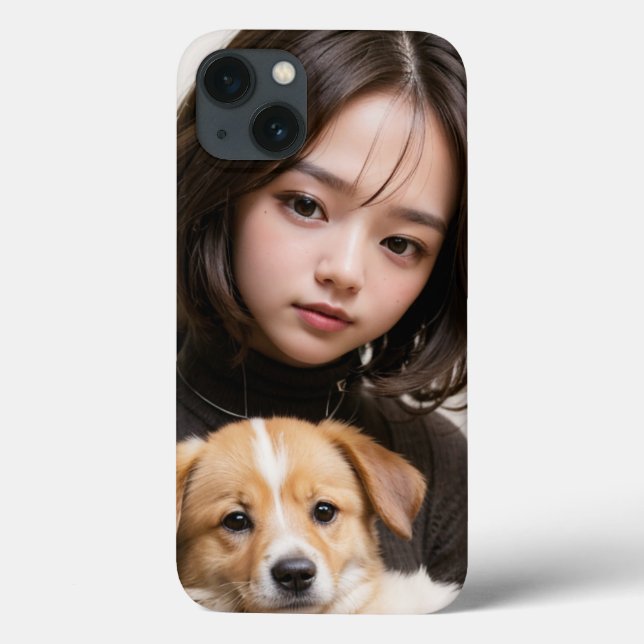 Girl and dog Case-Mate iPhone case (Back)