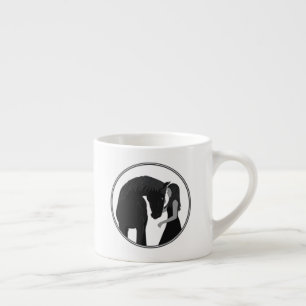Girl and Horse Horseriding Equestrian Espresso Cup