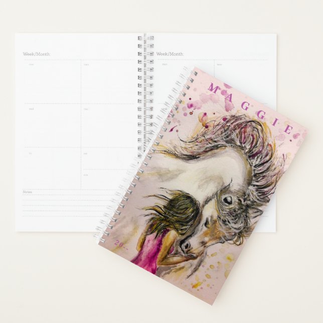 Girl and Horse Planner (Display)