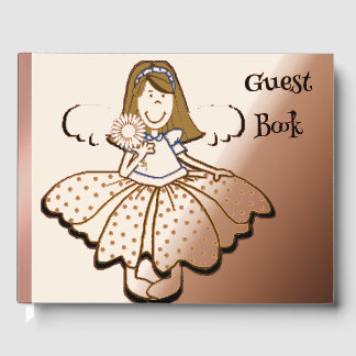 Girl Angel Guest Book