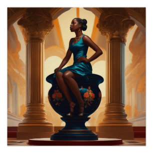 Girl Art  Poster