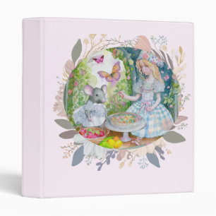 Girl at garden with friends Binder