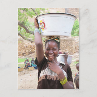 Girl at Market in Dogon Country, Mali Postcard