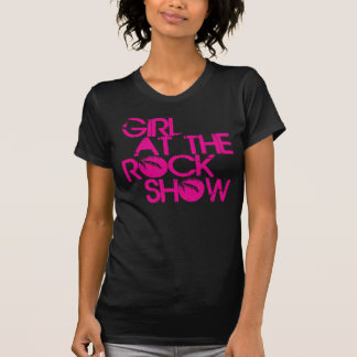 Girl At The Rock Show Palm Tree Logo Tee