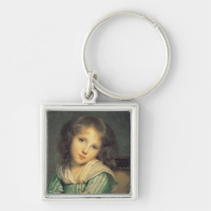 Girl at the Window Keychain