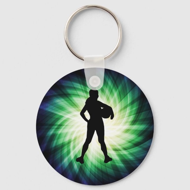 Girl Athlete; Cool Keychain (Front)