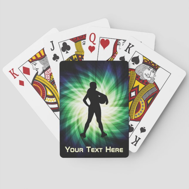 Girl Athlete; Cool Playing Cards (Back)