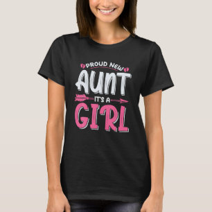 Girl Aunt Est 2024 To Be Gifts First Time Girl T-Shirt