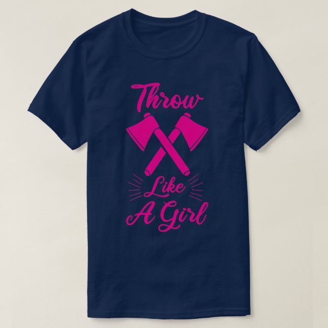 Girl Ax Thrower Ax Thrower Classic TShirt (Design devant)