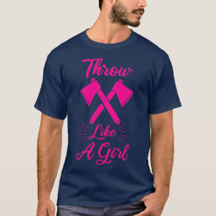 Girl Axe Throwing Axe Thrower Classic TShirt
