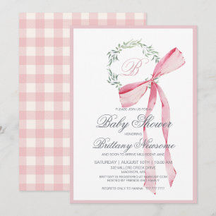 Girl Baby Shower Invitation