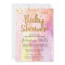 Girl Baby Shower Modern Watercolor Invitation