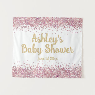 Girl Baby Shower Photo Booth Backdrop Photo Prop Tapestry
