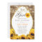 Girl Baby Shower Rustic Sunflowers String Lights