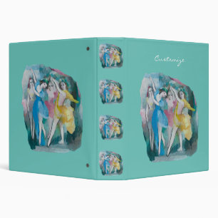 Girl Ballerina Dancers Thunder_Cove Binder