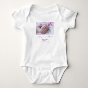 Girl Baptism Congratulations for Baby Personalized Bodysuit