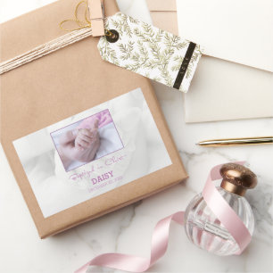 Girl Baptism Congratulations for Baby Personalized Sticker