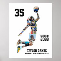 Girl Basketball Player Sports Custom Photo Collage