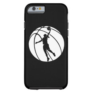 Girl Basketball Silhouette Shooting Tough iPhone 6 Case