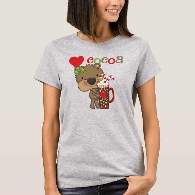 Girl Bear Cocoa Love T-Shirt (Front)