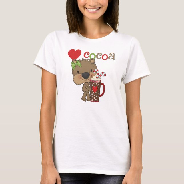 Girl Bear Cocoa Love T-Shirt (Front)