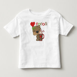 Girl Bear Cocoa Love Toddler T-shirt
