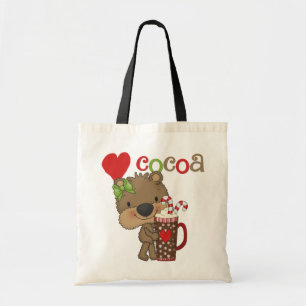 Girl Bear Cocoa Love Tote Bag