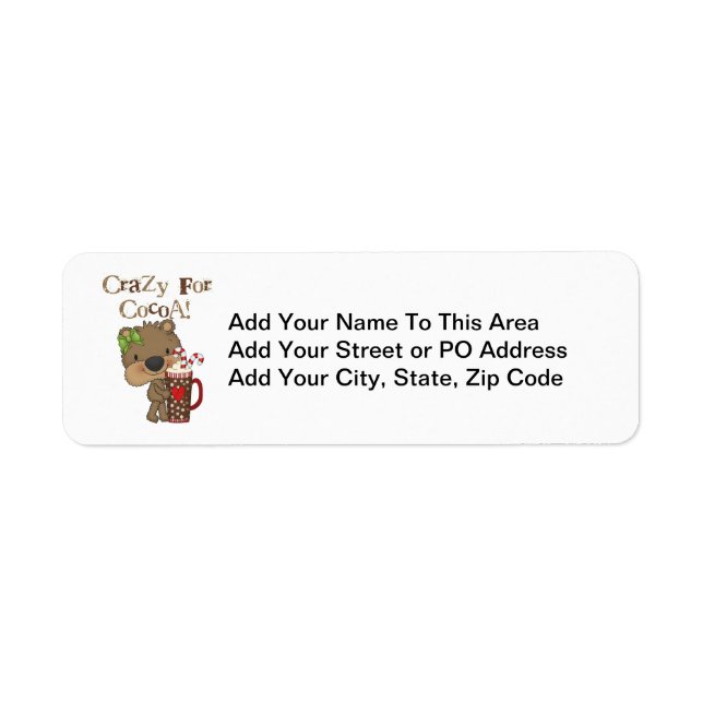 Girl Bear Crazy For Cocoa (Front)