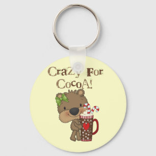 Girl Bear Crazy For Cocoa Keychain