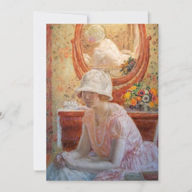 Girl Before a Mirror | Frederick Carl Frieseke (Front)