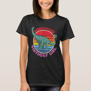Girl Birthday I Godfather I Brachiosaurus I Family T-Shirt