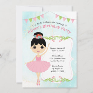 Girl Birthday Invitations