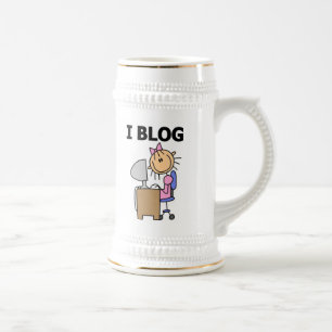 Girl Blogger Beer Stein